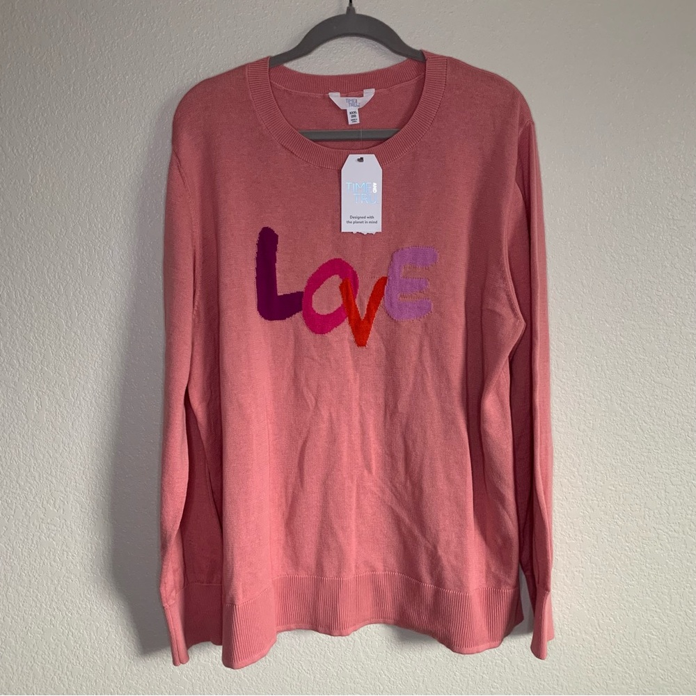 NWT. Pink Sweater